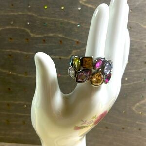Multi crystals ring